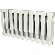 Алюминиевый радиатор 10 секций, 428х800х80, ROMMER Profi AL 350, белый